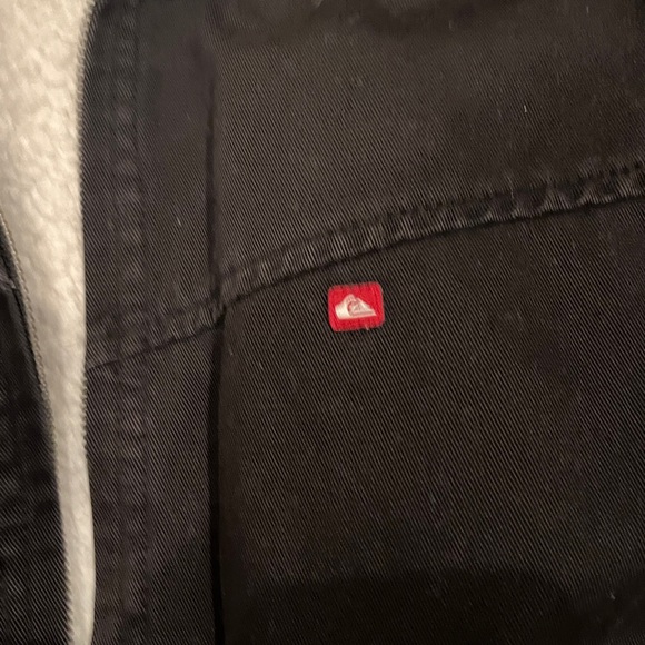 QUIKSILVER- Men's Black fleece lined Jacket Size M - Picture 2 of 9
